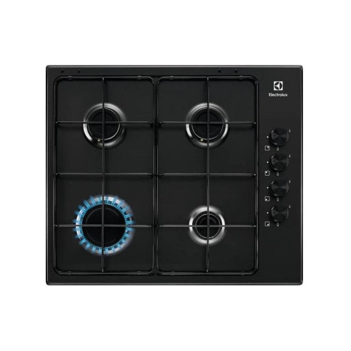 ELECTROLUX KGS6404B PIANO COTTURA 60CM 4 FUOCHI A GAS - NERO