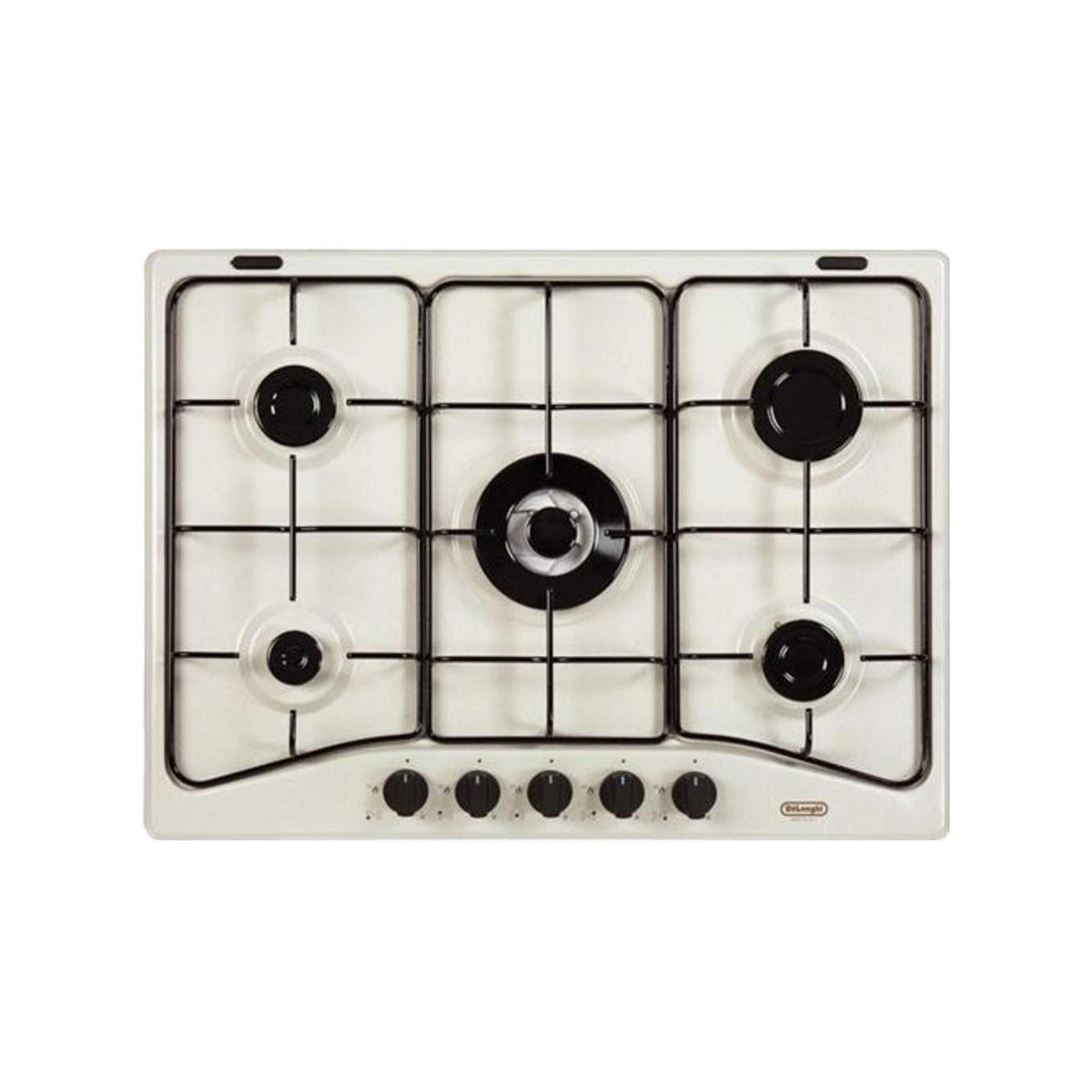 DE LONGHI SF57ASV PIANO COTTURA DA INCASSO 70CM 5 FUOCHI A GAS COLORE SABBIA