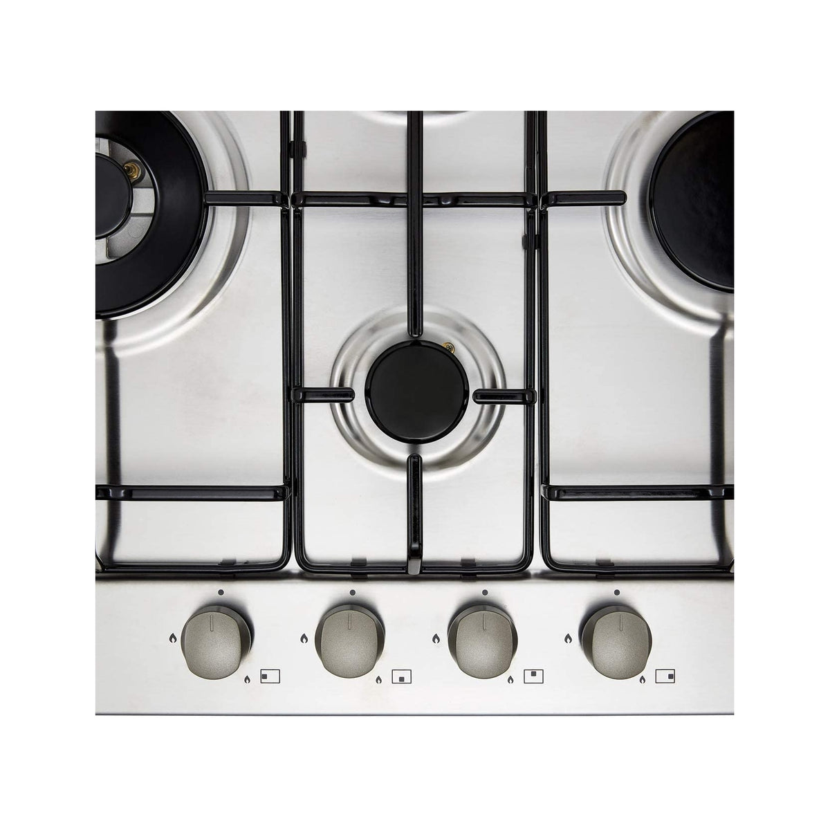 CANDY CHW6D4WX PIANO COTTURA 60CM 4 FUOCHI A GAS INOX
