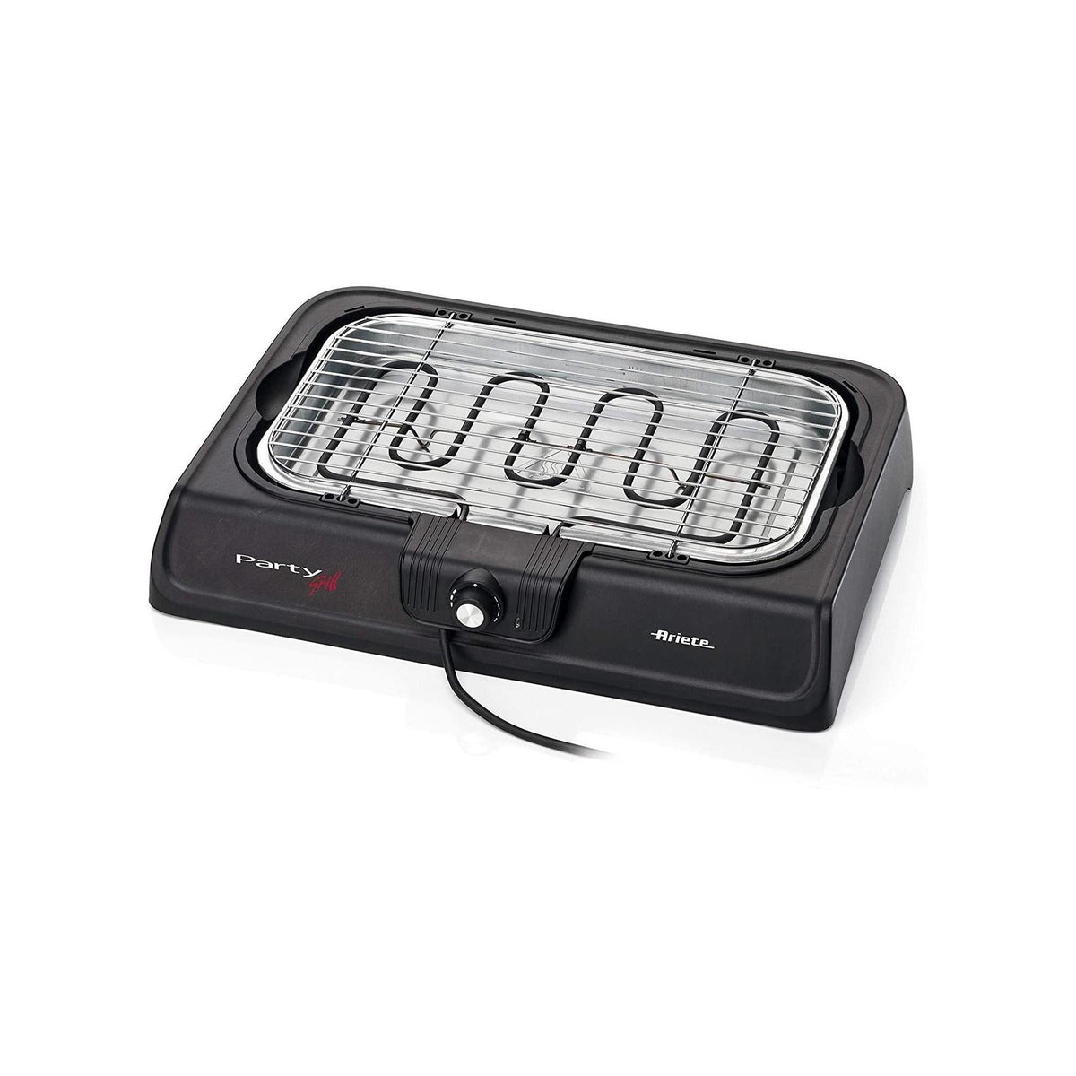 ARIETE 723 BARBECUE ELETTRICO DA TAVOLO 2000W PARTY GRILL COLORE NERO