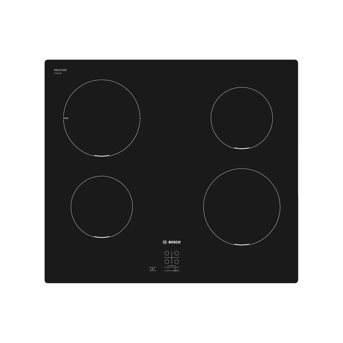 BOSCH PUG611AA5E PIANO COTTURA A INDUZIONE 60CM 4 ZONE COTTURA COLORE NERO