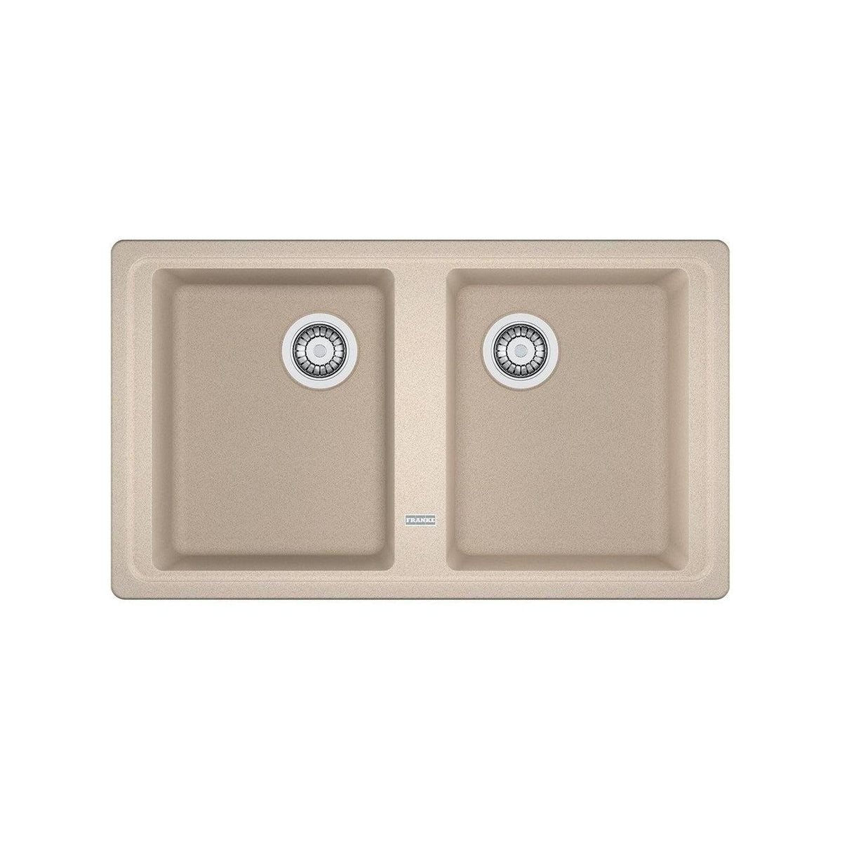 FRANKE BSG 620 3 1/2 - 114.0568.046 - LAVELLO 86X50CM 2 VASCHE FINITURA GRAFITE COLORE AVENA