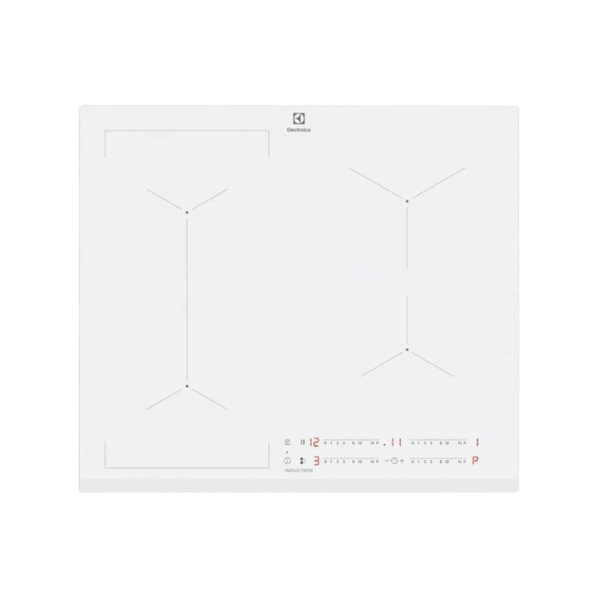 ELECTROLUX EIL63443BW PIANO COTTURA A INDUZIONE BRIDGE 60CM 4 ZONE COTTURA IN VETROCERAMICA BIANCO - PROMO