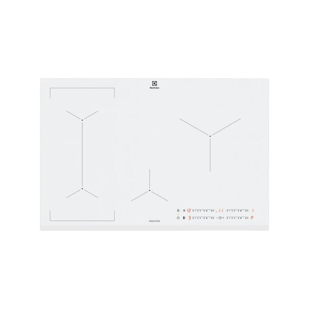 ELECTROLUX EIL83443BW PIANO COTTURA A INDUZIONE 78CM 4 ZONE COTTURA IN VETROCERAMICA BIANCO
