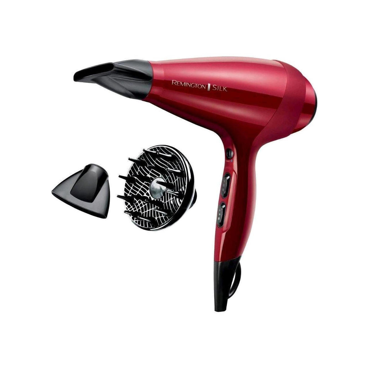 REMINGTON AC9096 SILK ASCIUGACAPELLI 2400W FUNZIONE TURBO BOOST COLORE ROSSO
