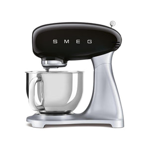 SMEG SMF02BLEU Impastatrice anni '50 4,8Lt 800W 10 Velocità Nero/Inox