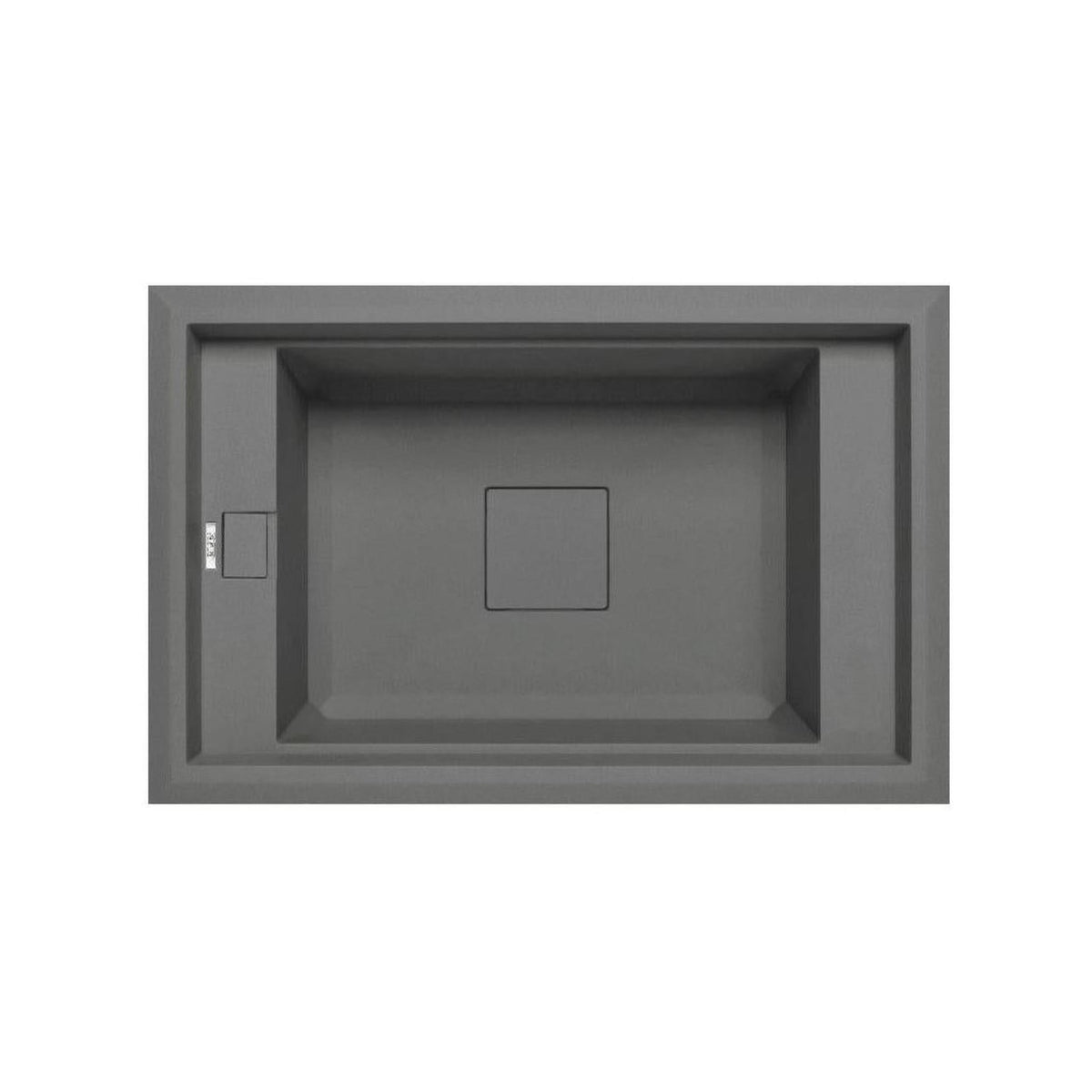 ELLECI LKV13097 VALUE 130 LAVELLO MONOVASCA 77X50 CM COLORE LIGHT GREY 97 - PROMO