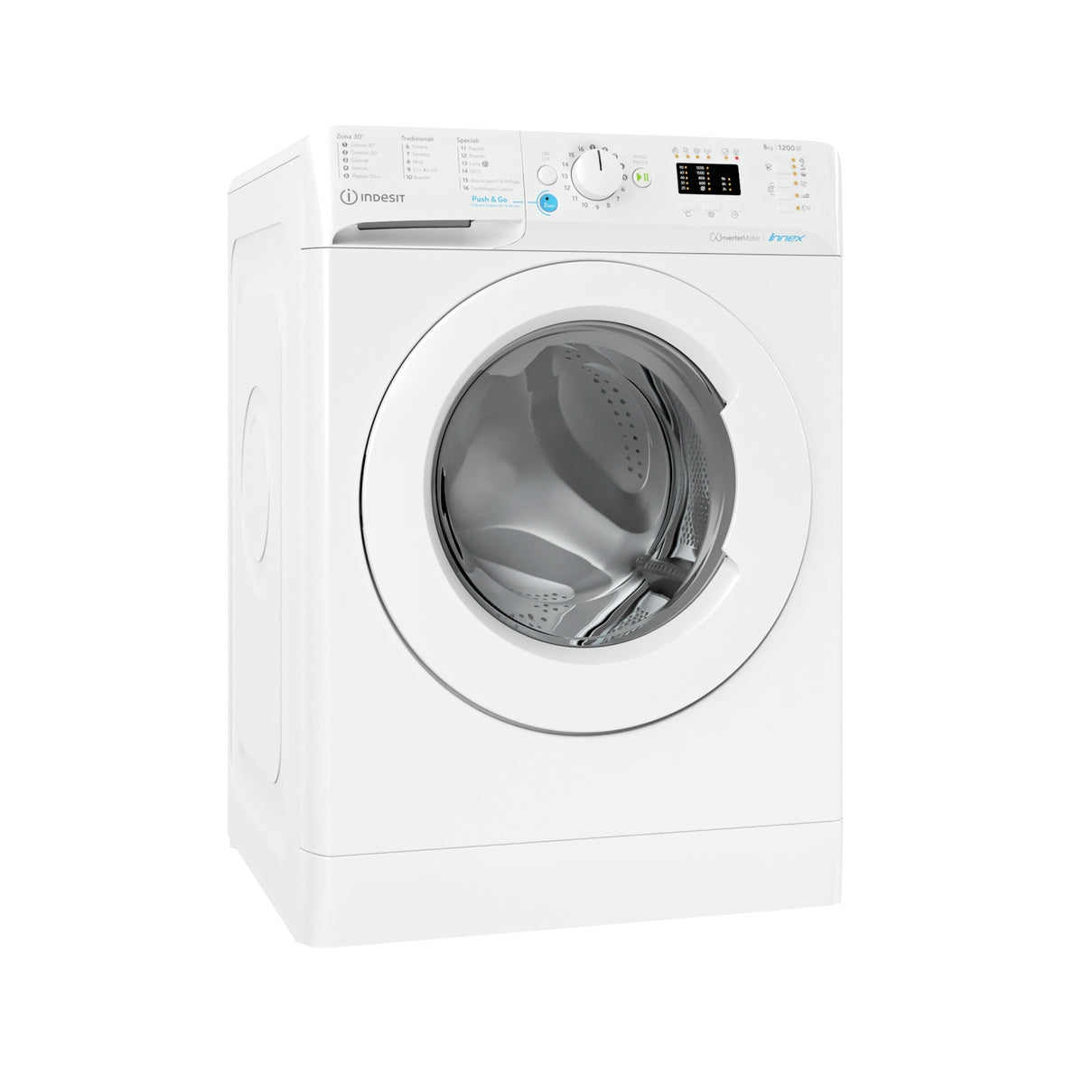 INDESIT BWA 81285X W IT LAVATRICE 8KG 1200 GIRI INVERTER CLASSE B - BWA81285XWIT