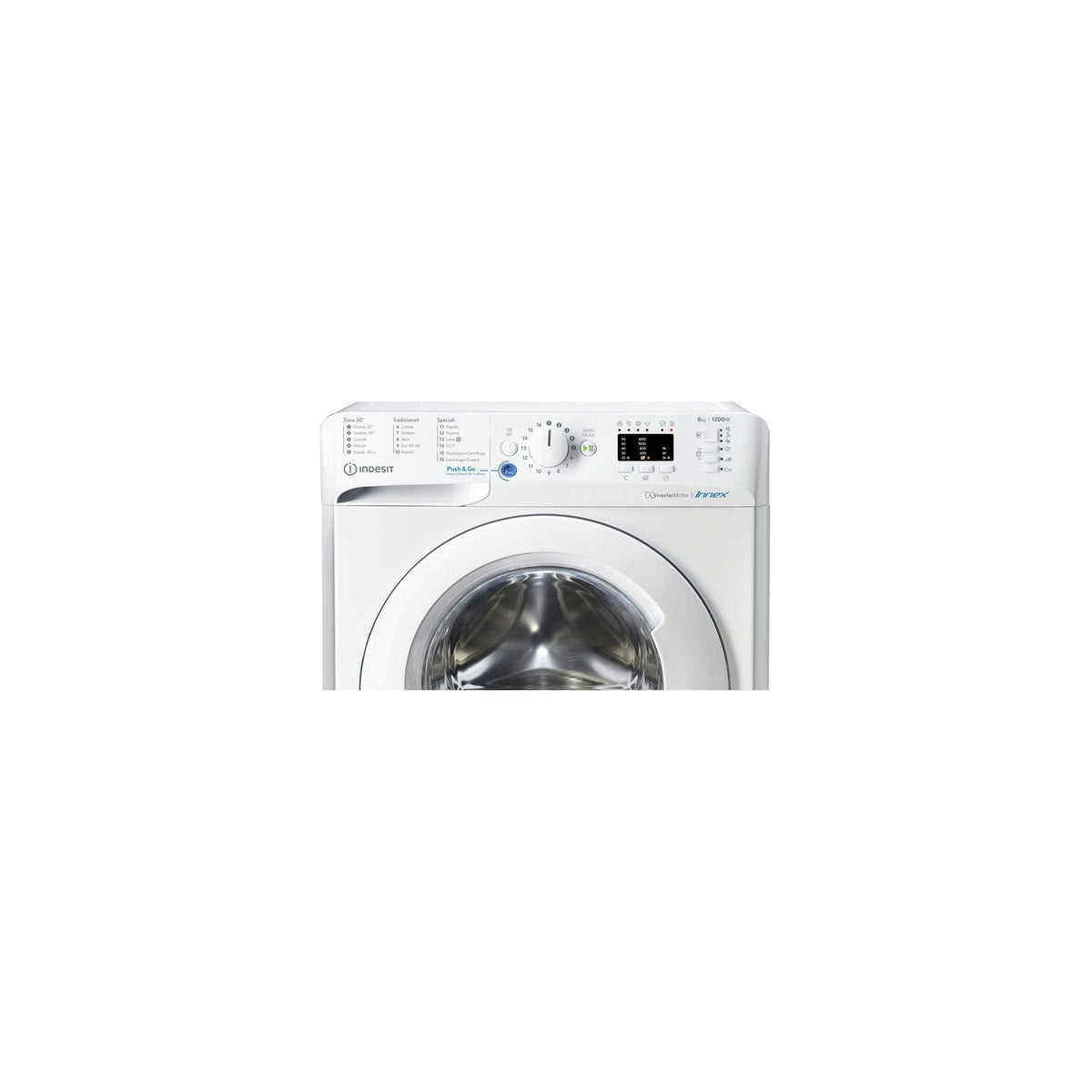 INDESIT BWA 81285X W IT LAVATRICE 8KG 1200 GIRI INVERTER CLASSE B - BWA81285XWIT
