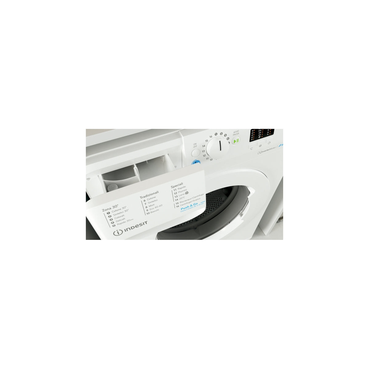 INDESIT BWA 81285X W IT LAVATRICE 8KG 1200 GIRI INVERTER CLASSE B - BWA81285XWIT