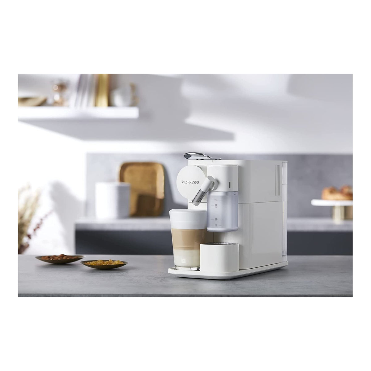 DE LONGHI NEW LATTISSIMA ONE NESPRESSO EN510.W MACCHINA DA CAFFE' A CAPSULE BIANCA