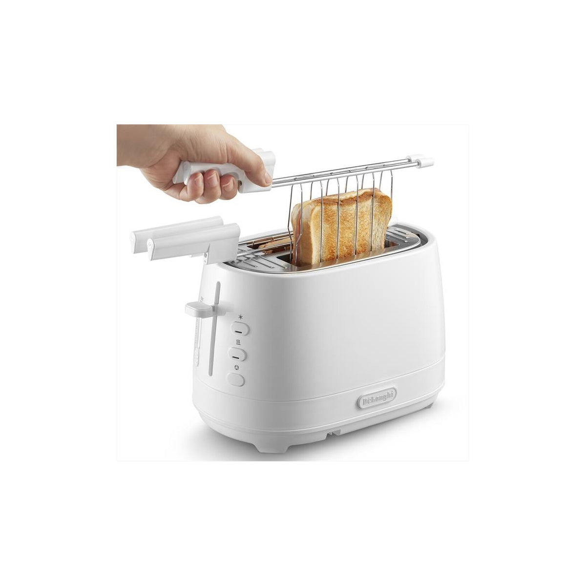 DE LONGHI CTLAP2203.W TOSTAPANE 2 PINZE 550 W COLORE BIANCO