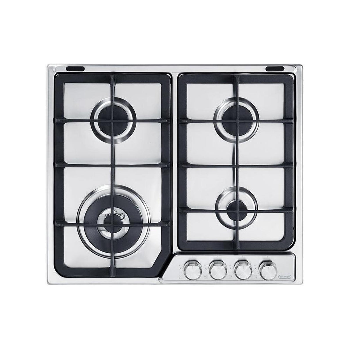 DE LONGHI PFI46GH LINEA PROFESSIONAL PIANO COTTURA 60CM 4 FUOCHI A GAS INOX
