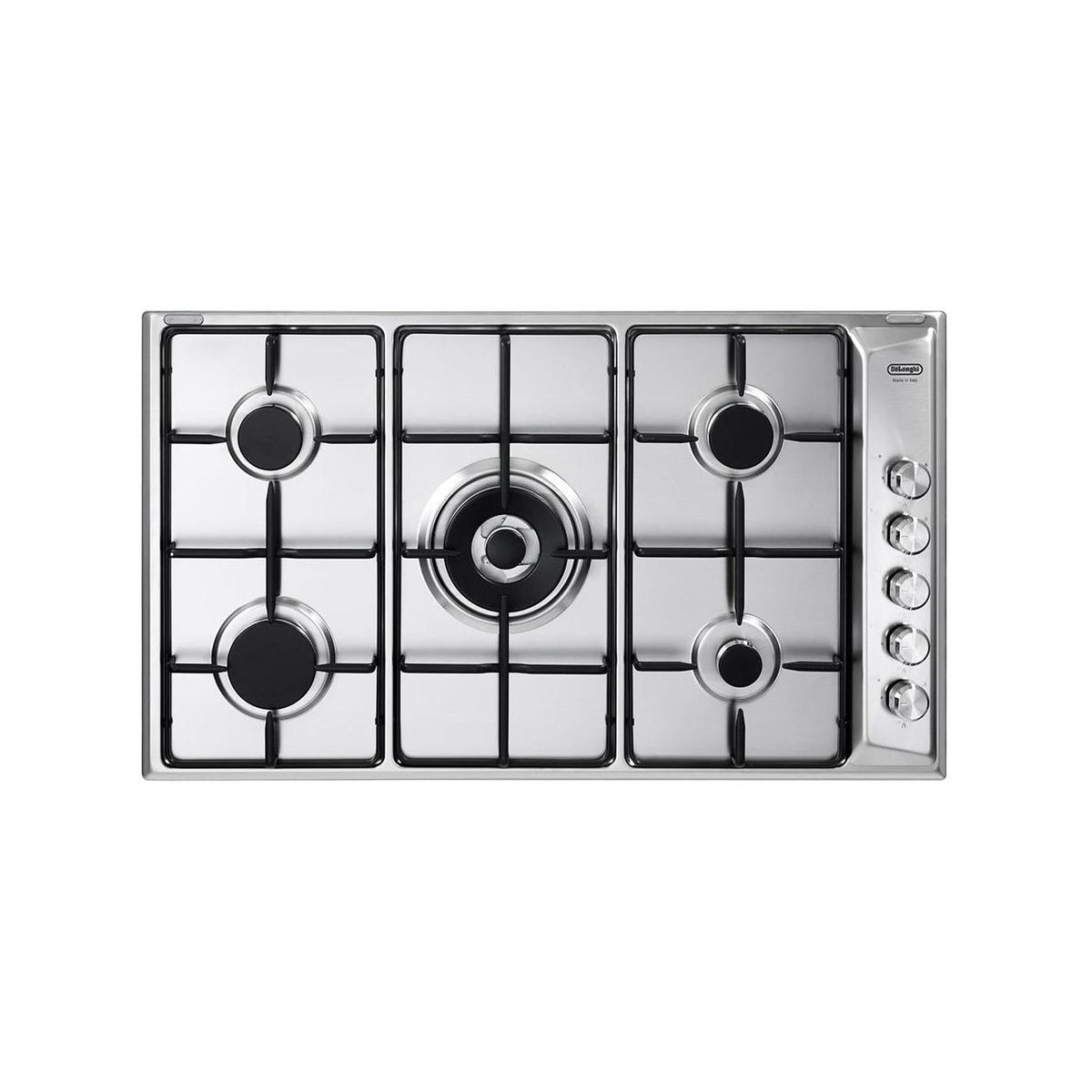 DE LONGHI DLI59DD PIANO COTTURA DA INCASSO 90CM 5 FUOCHI INOX - LINEA DESIGN