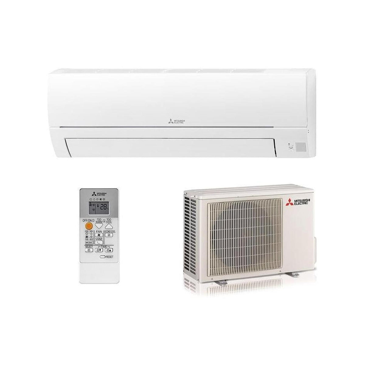 MITSUBISHI ELECTRIC MSZ-HR25VFK KIT CLIMATIZZATORE MONOSPLIT 9000 BTU INVERTER WIFI CLASSE A++/A+ - PROMO