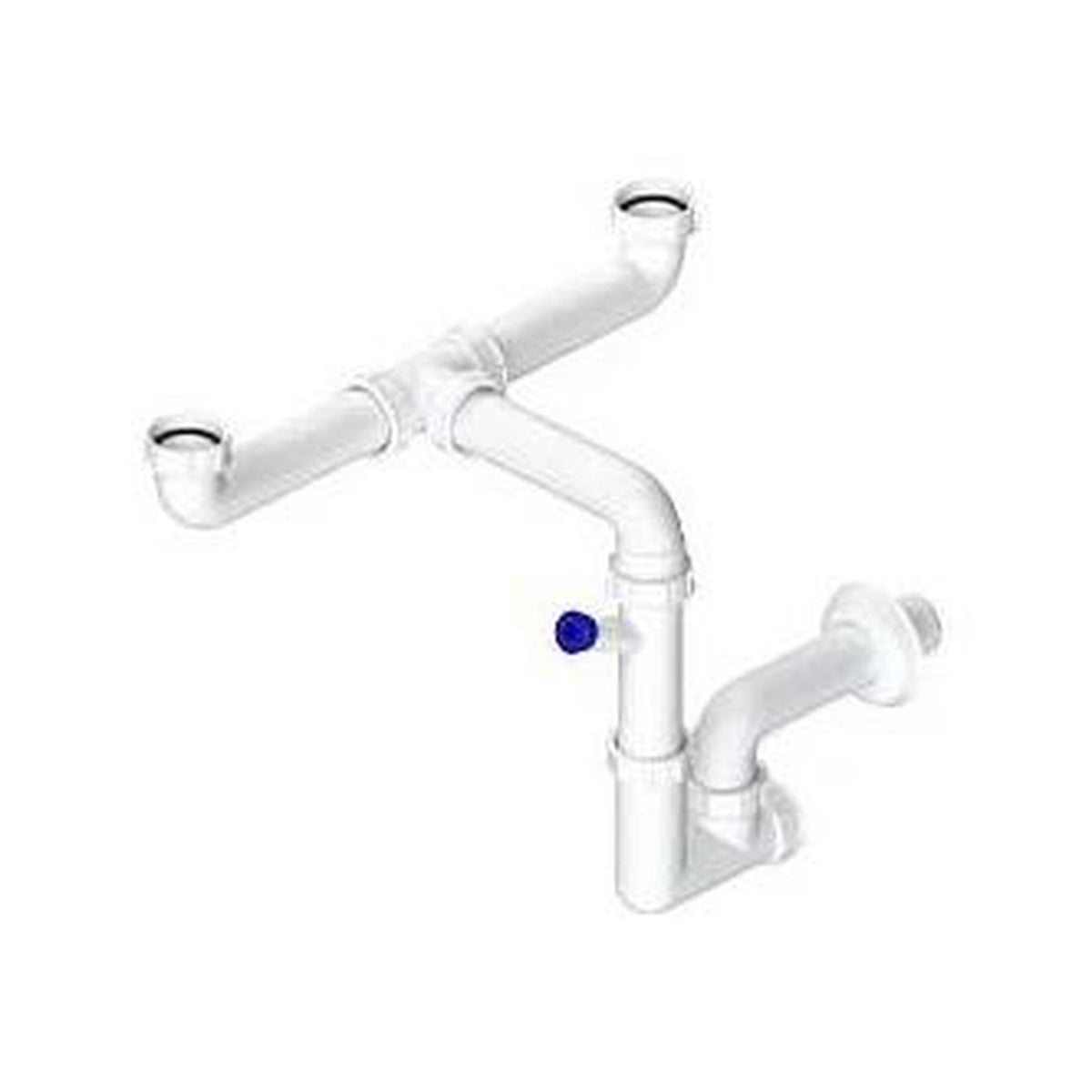 ELLECI 770-440 1 SIFONE ISPEZIONABILE PER LAVELLI A 2 VASCHE - PROMO