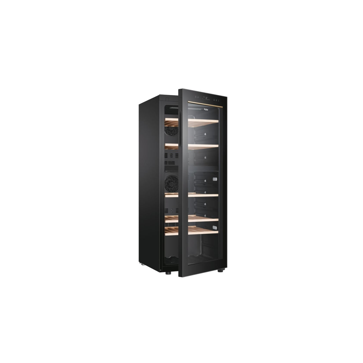 HAIER HWS79GDG CANTINETTA VINO 77 BOTTIGLIE 2 TEMPERATURE WIFI CLASSE G COLORE NERO