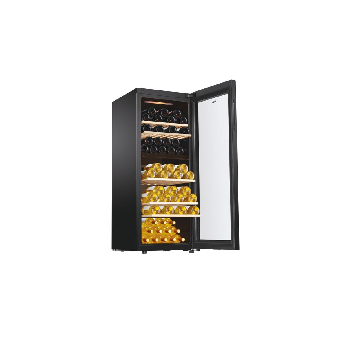 HAIER HWS79GDG CANTINETTA VINO 77 BOTTIGLIE 2 TEMPERATURE WIFI CLASSE G COLORE NERO