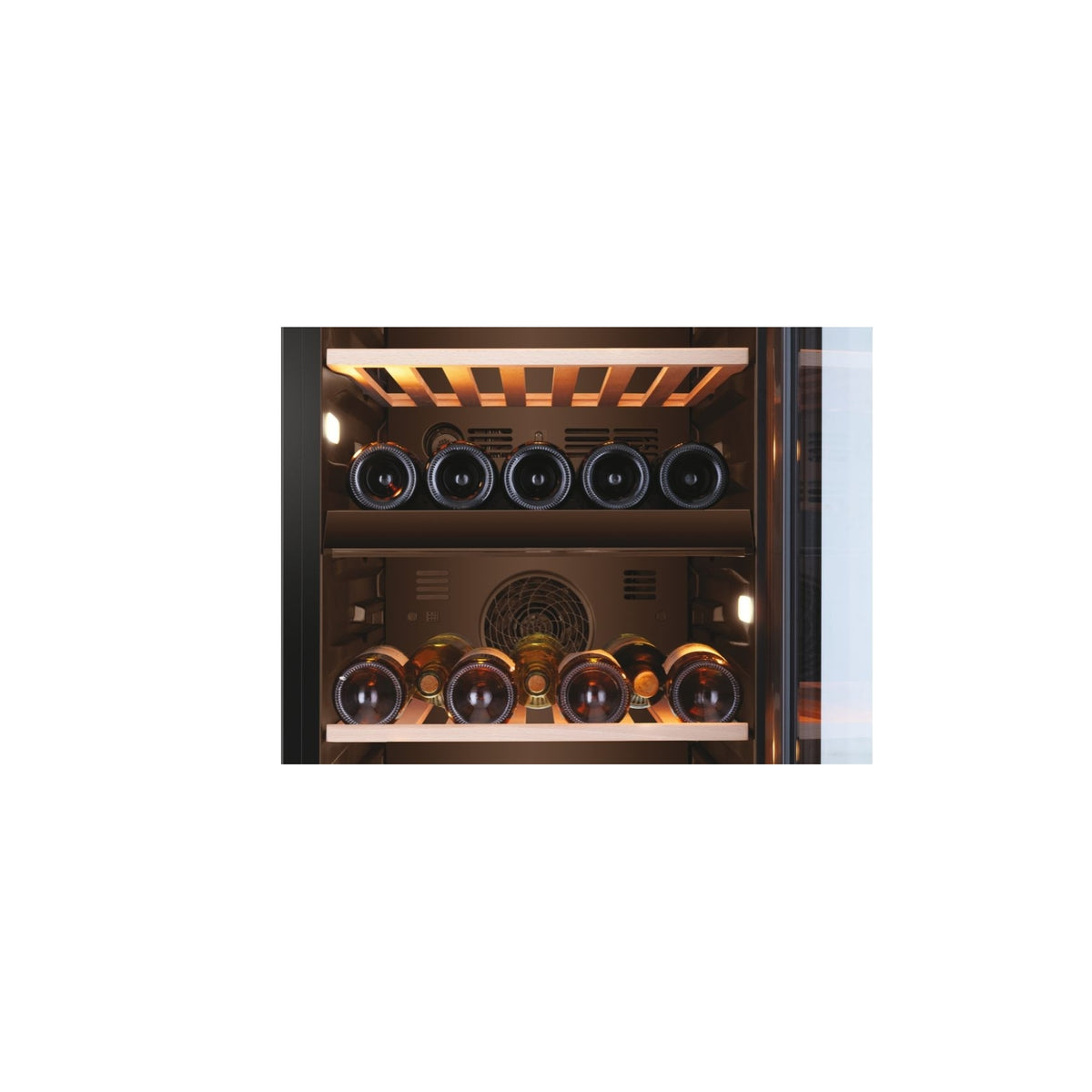 HAIER HWS79GDG CANTINETTA VINO 77 BOTTIGLIE 2 TEMPERATURE WIFI CLASSE G COLORE NERO