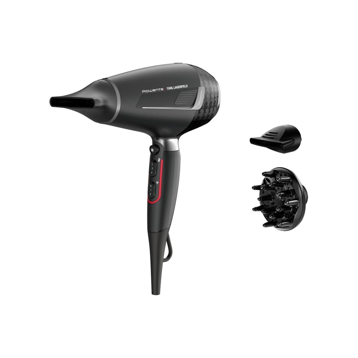 ROWENTA PER KARL LAGERFELD CV887LF0 ASCIUGACAPELLI 2200 W COLORE NERO - PROMO