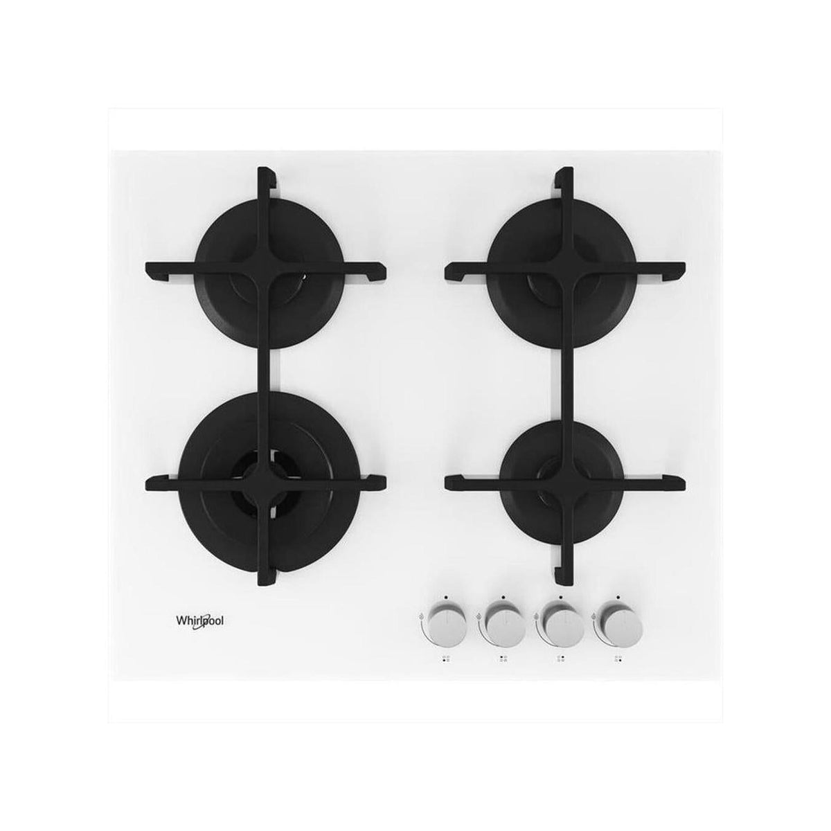 WHIRLPOOL GOA 6423/WH PIANO COTTURA DA INCASSO 4 FUOCHI A GAS IN VETRO BIANCO - PROMO
