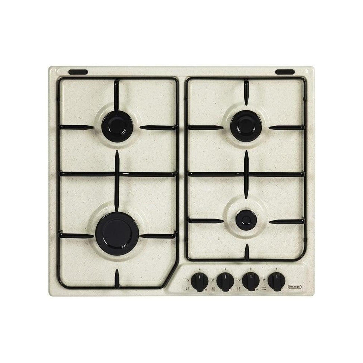 DE LONGHI SF46ASV PIANO COTTURA DA INCASSO 4 FUOCHI 60x50 CM COLORE SABBIA - PROMO