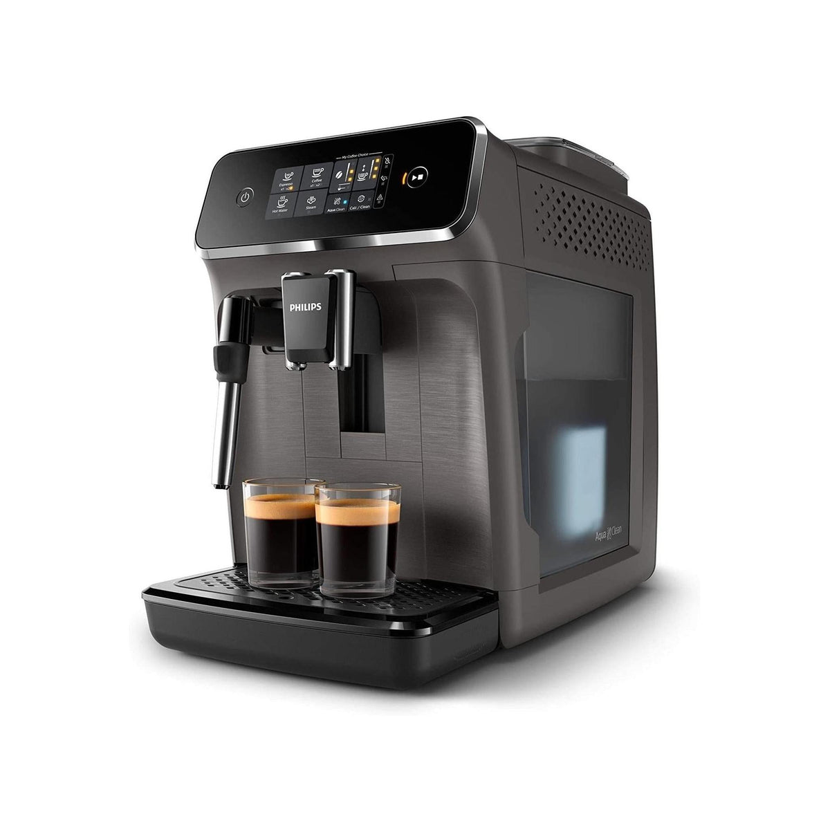 PHILIPS EP2224/10 SERIES 2200 MACCHINA DA CAFFÈ AUTOMATICA CON CHICCHI 2 TAZZE - ANTRACITE