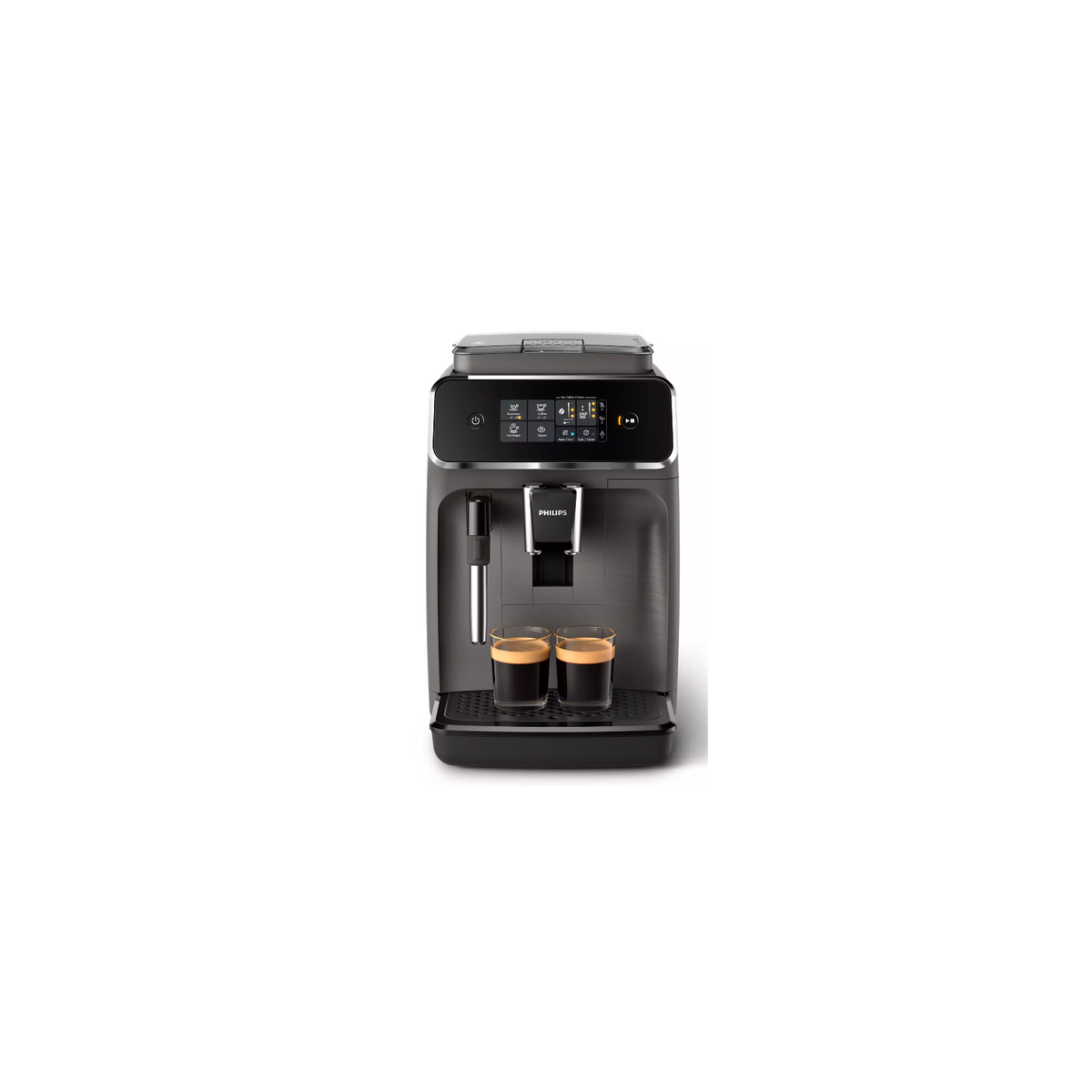 PHILIPS EP2224/10 SERIES 2200 MACCHINA DA CAFFÈ AUTOMATICA CON CHICCHI 2 TAZZE - ANTRACITE