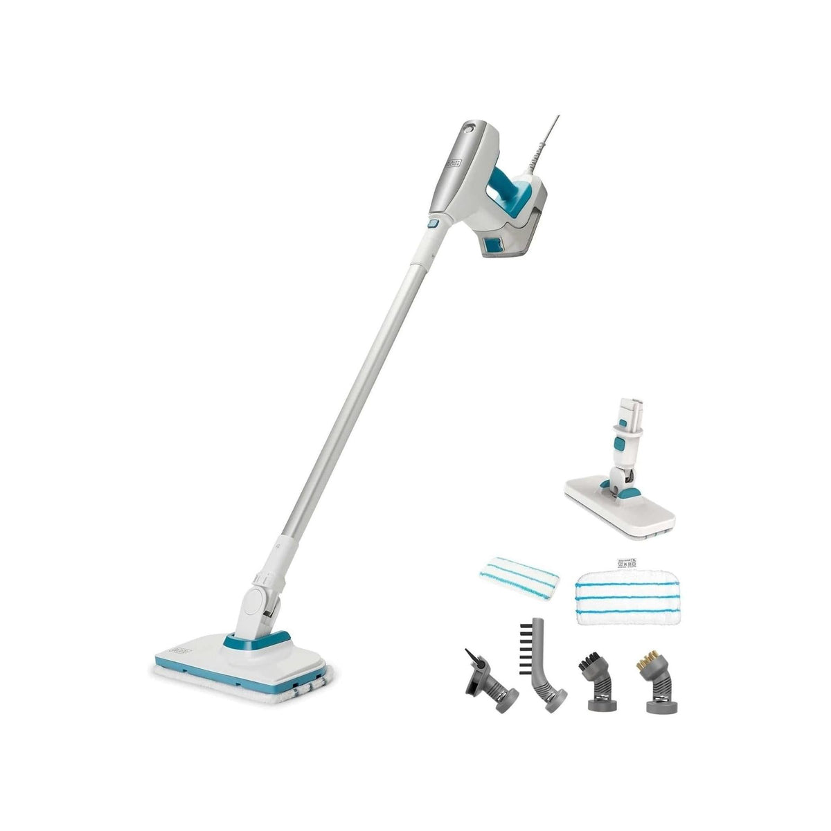 BLACK & DECKER BHSM15FX08 SCOPA A VAPORE MULTIFUNZIONE CON 6 ACCESSORI - PROMO
