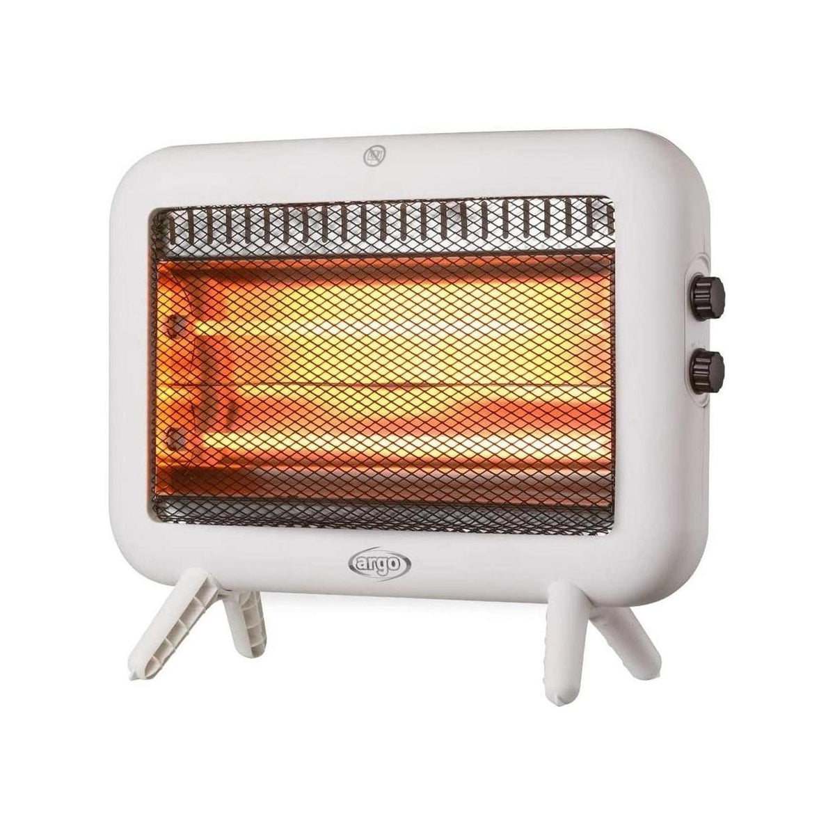 ARGO SEVENTY ICE STUFA ELETTRICA AL QUARZO 1000 W 2 POTENZE BIANCA