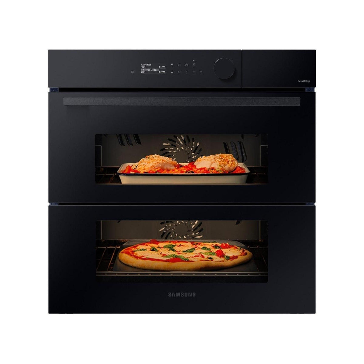 SAMSUNG NV7B5760WBK FORNO DA INCASSO ELETTRICO DUAL COOK A VAPORE 76 LT WIFI CLASSE A+