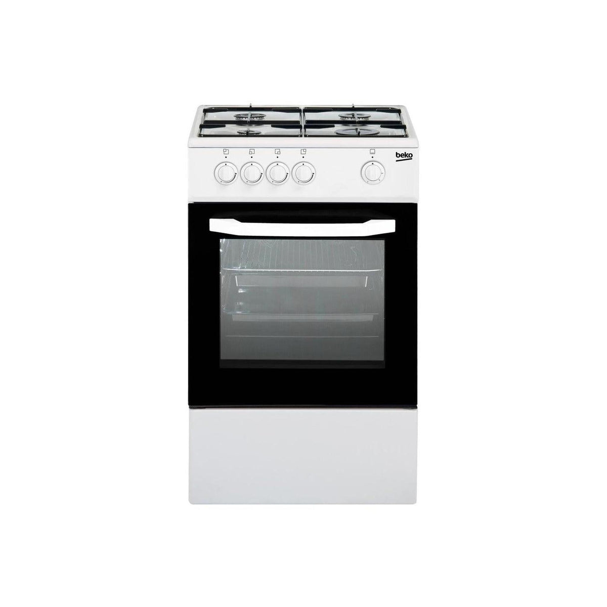 BEKO CSG42001FW CUCINA 50X50 4 FUOCHI FORNO A GAS COLORE BIANCO