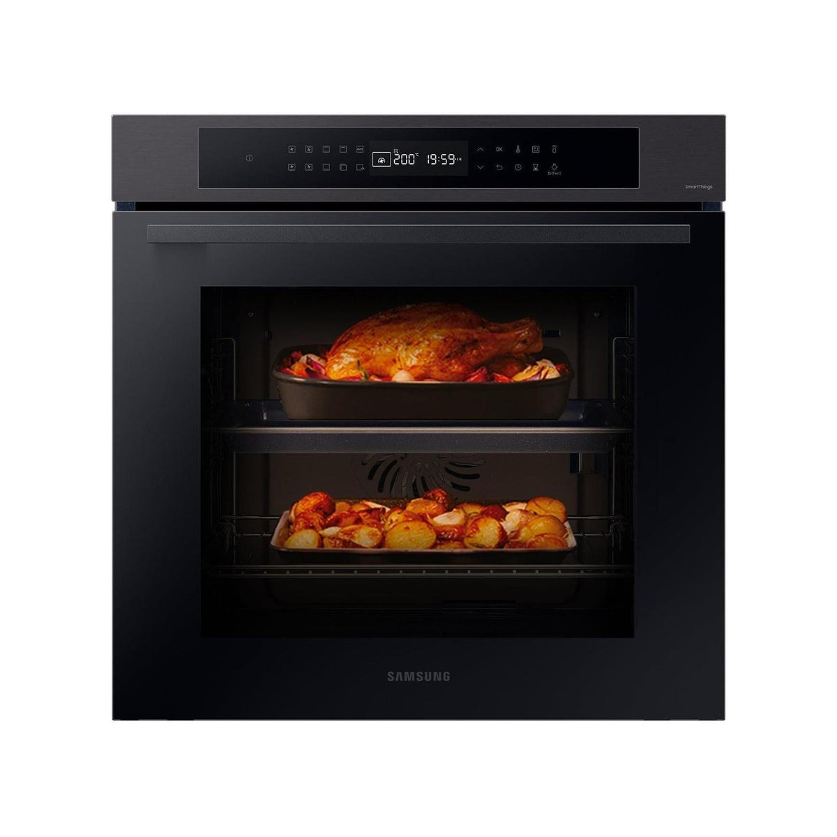 SAMSUNG NV7B4040VBB/U5 FORNO ELETTRICO DA INCASSO MULTIFUNZIONE 76 LT CON VAPORE WI-FI CLASSE A+ NERO - PROMO