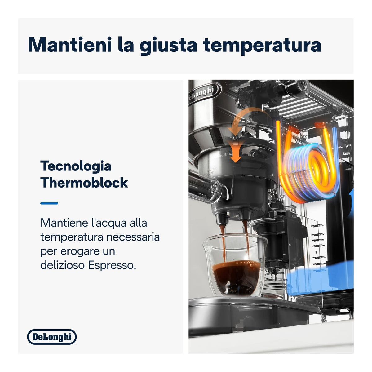 DE LONGHI DEDICA EC685.M MACCHINA DA CAFFE' PER CIALDE O MACINATO CAPPUCCINATORE SILVER