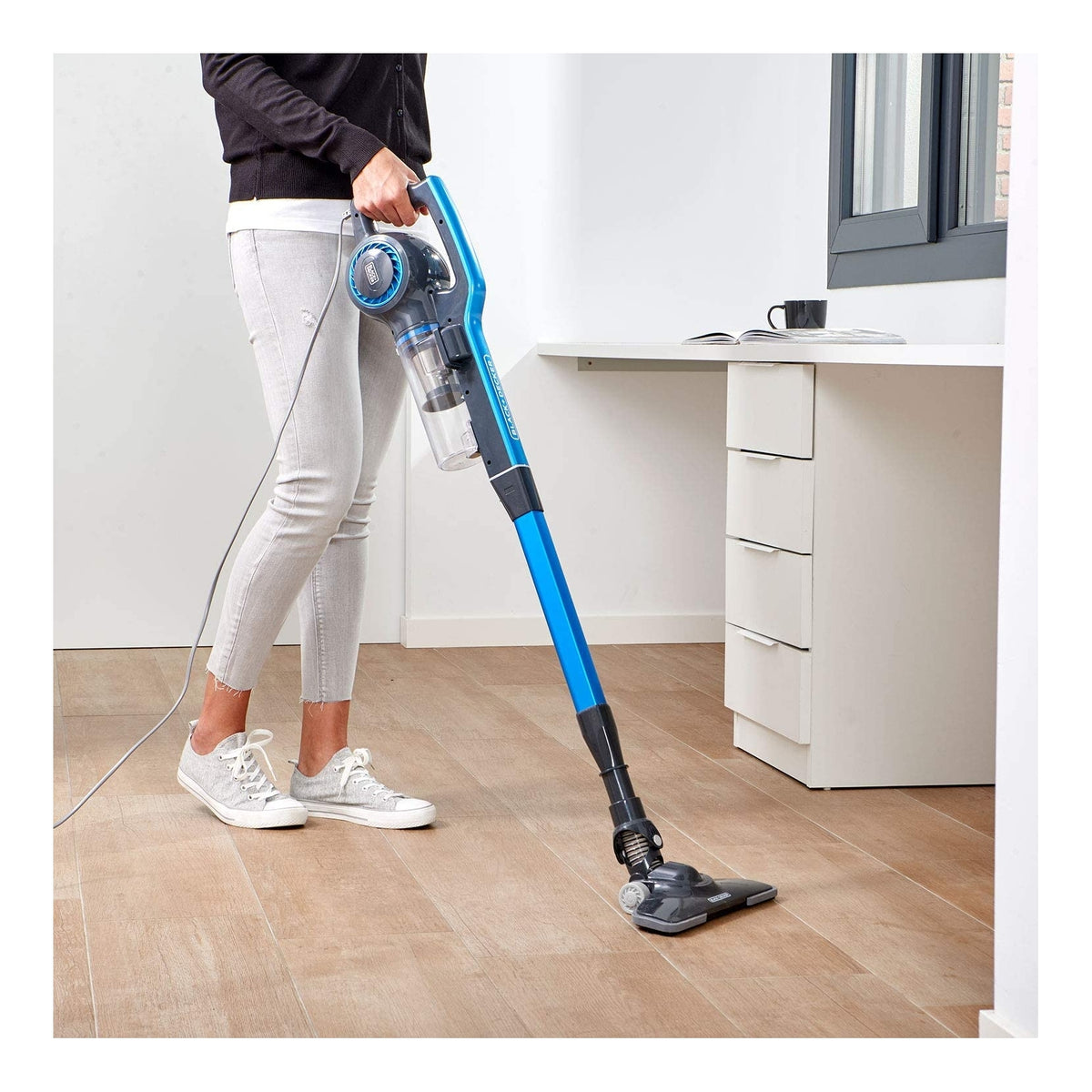 BLACK & DECKER BXVMS600E SCOPA ELETTRICA 3 IN 1 600W CAPIENZA 0,8 LT