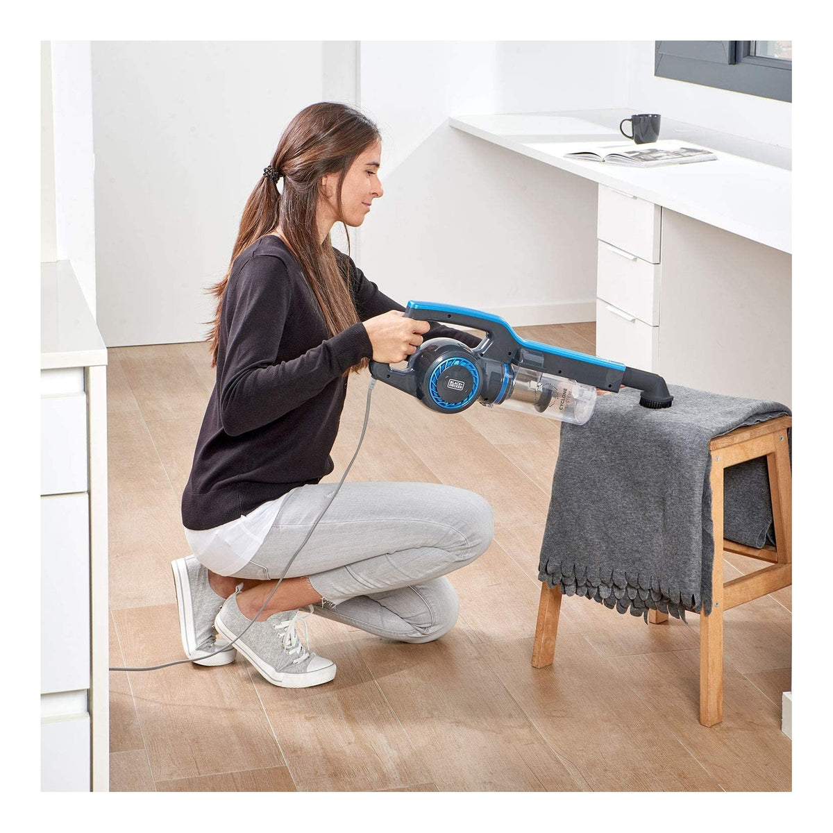 BLACK & DECKER BXVMS600E SCOPA ELETTRICA 3 IN 1 600W CAPIENZA 0,8 LT