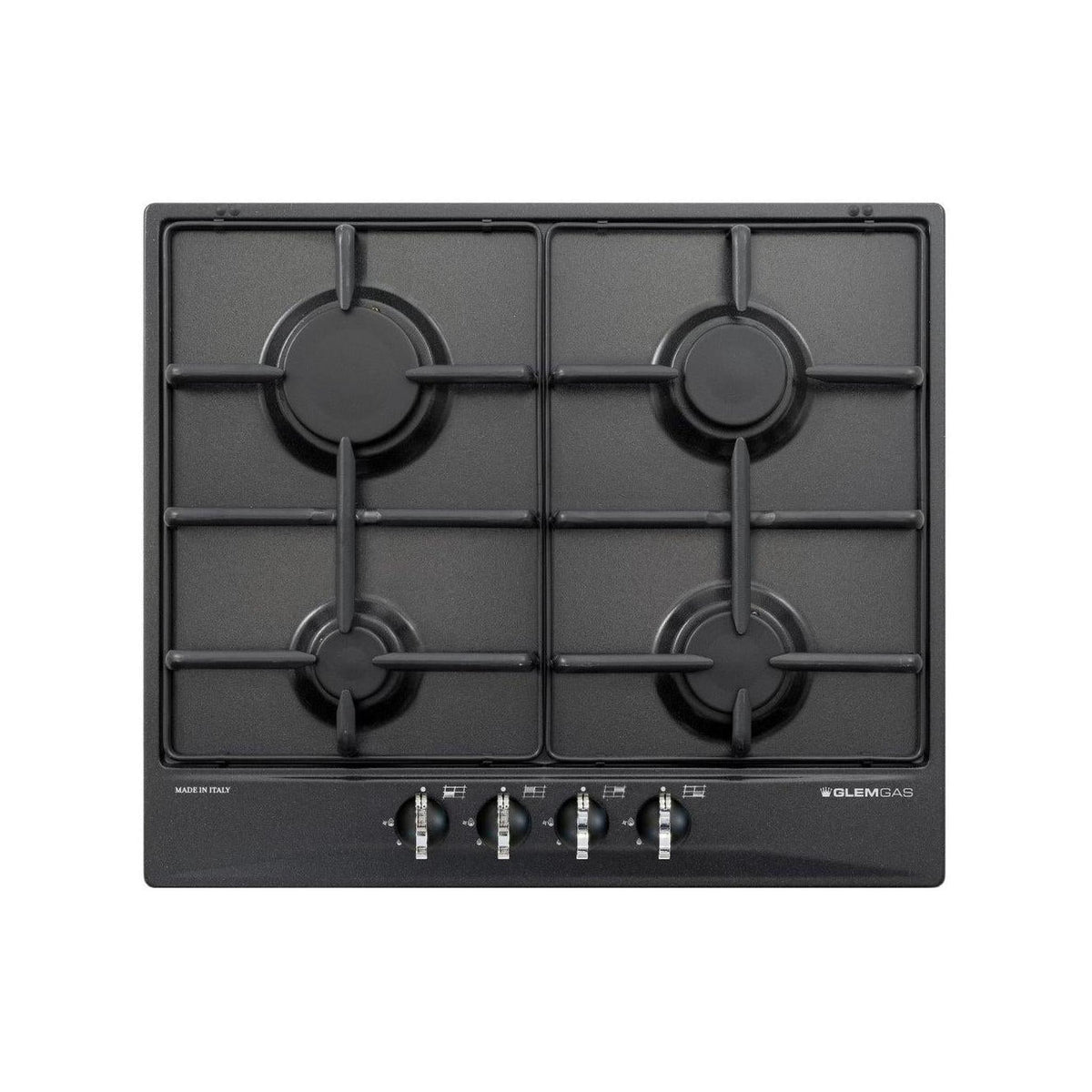 GLEM GAS GT64AC PIANO COTTURA DA INCASSO 60CM 4 FUOCHI A GAS COLORE ANTRACITE - PROMO