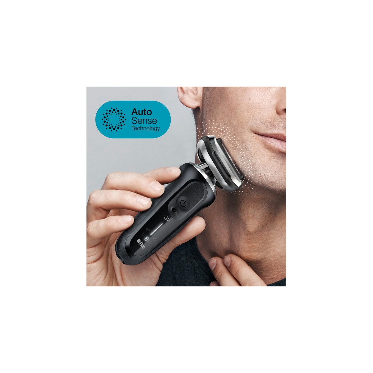 BRAUN SERIES 7 71-N1000S RASOIO ELETTRICO AUTOSENSE FLEX360 WET&DRY