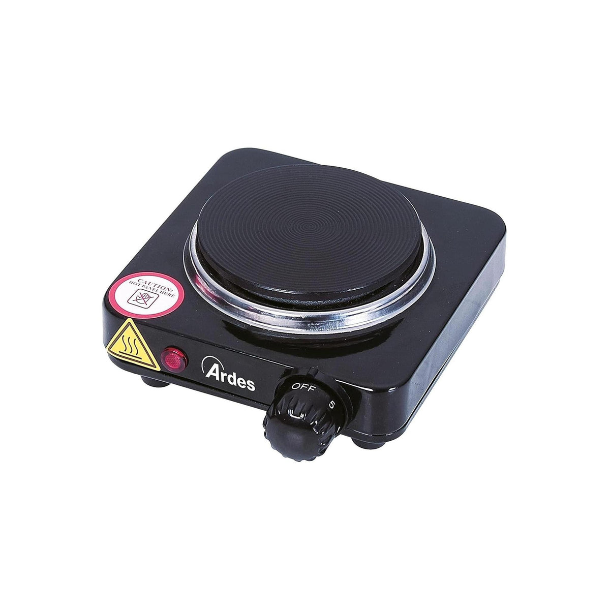ARDES AR1F18 FORNELLO ELETTRICO PIASTRA IN GHISA 10CM COLORE NERO