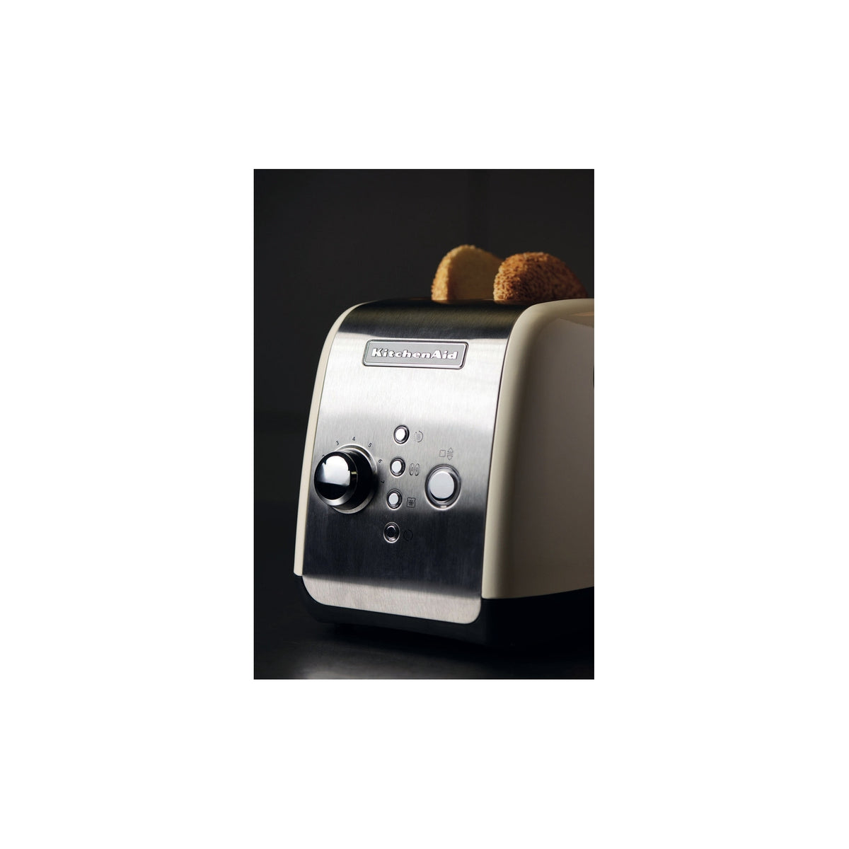 KITCHENAID 5KMT221EAC TOSTAPANE 2 FETTE 1100 W CREMA/ACCIAIO INOSSIDABILE