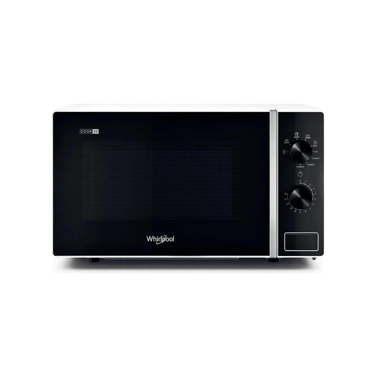 WHIRLPOOL MWP 103 W FORNO A MICROONDE 20LT CON GRILL NERO/BIANCO - MWP103W