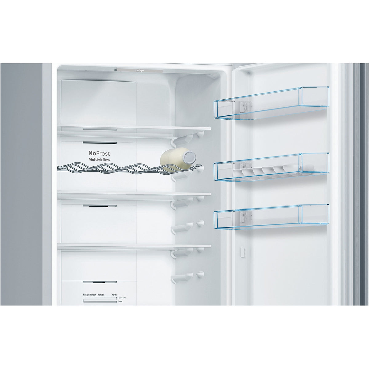BOSCH KGN392LDC FRIGORIFERO COMBINATO 368LT NO FROST CLASSE D INOX