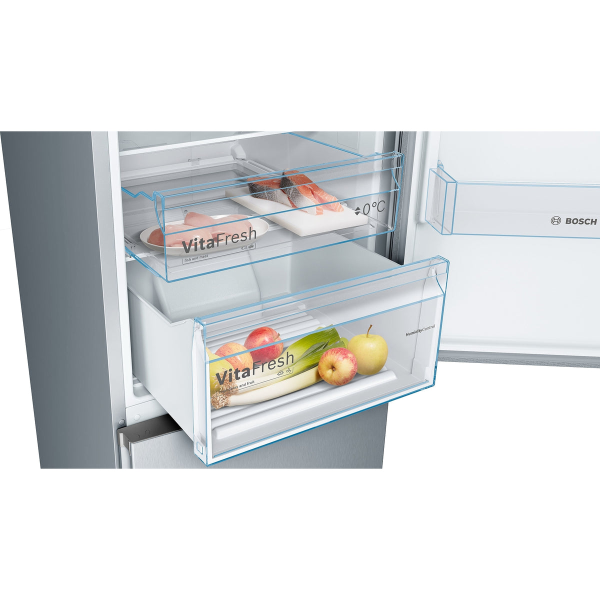 BOSCH KGN392LDC FRIGORIFERO COMBINATO 368LT NO FROST CLASSE D INOX