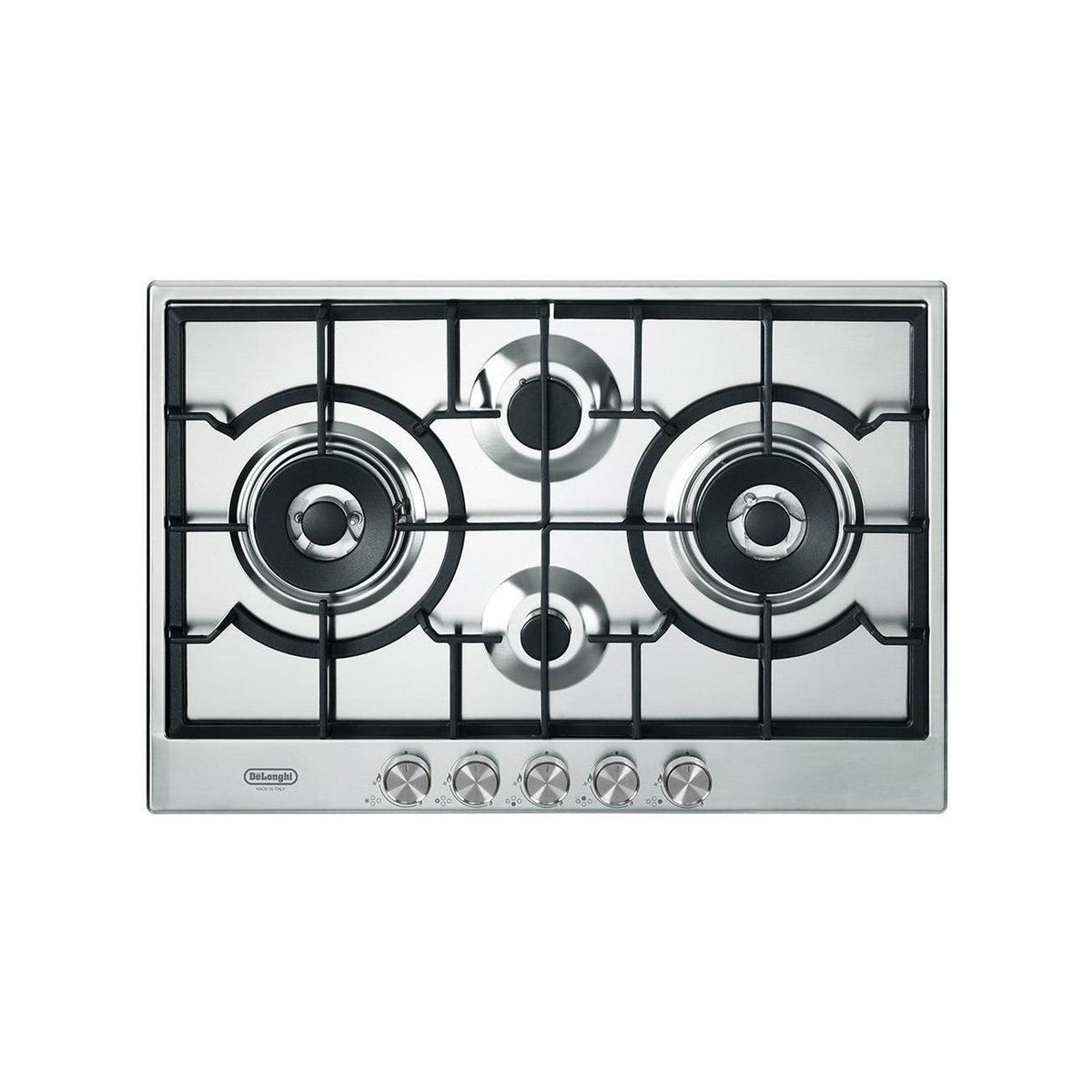DE LONGHI NSL475X PIANO COTTURA DA INCASSO 75CM 4 FUOCHI A GAS INOX - PROMO