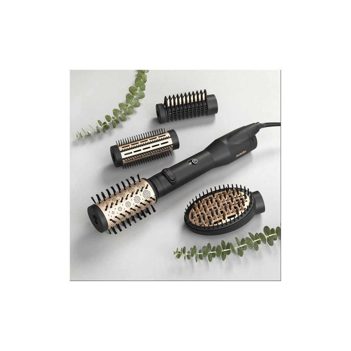 BABYLISS AS970E SPAZZOLA PER CAPELLI 4 ACCESSORI FUNZIONE IONICA