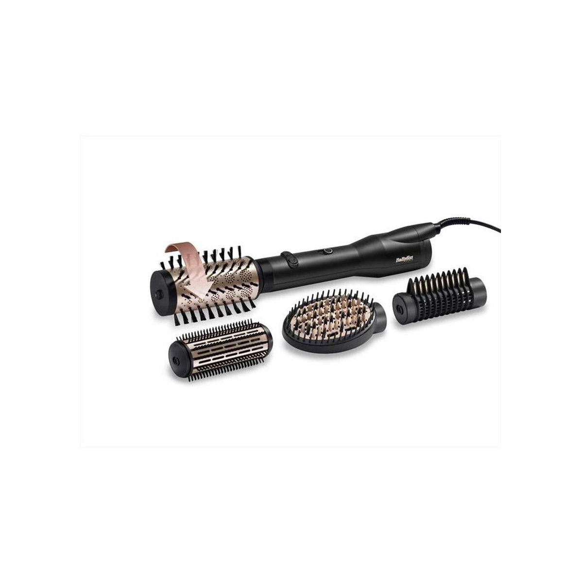 BABYLISS AS970E SPAZZOLA PER CAPELLI 4 ACCESSORI FUNZIONE IONICA