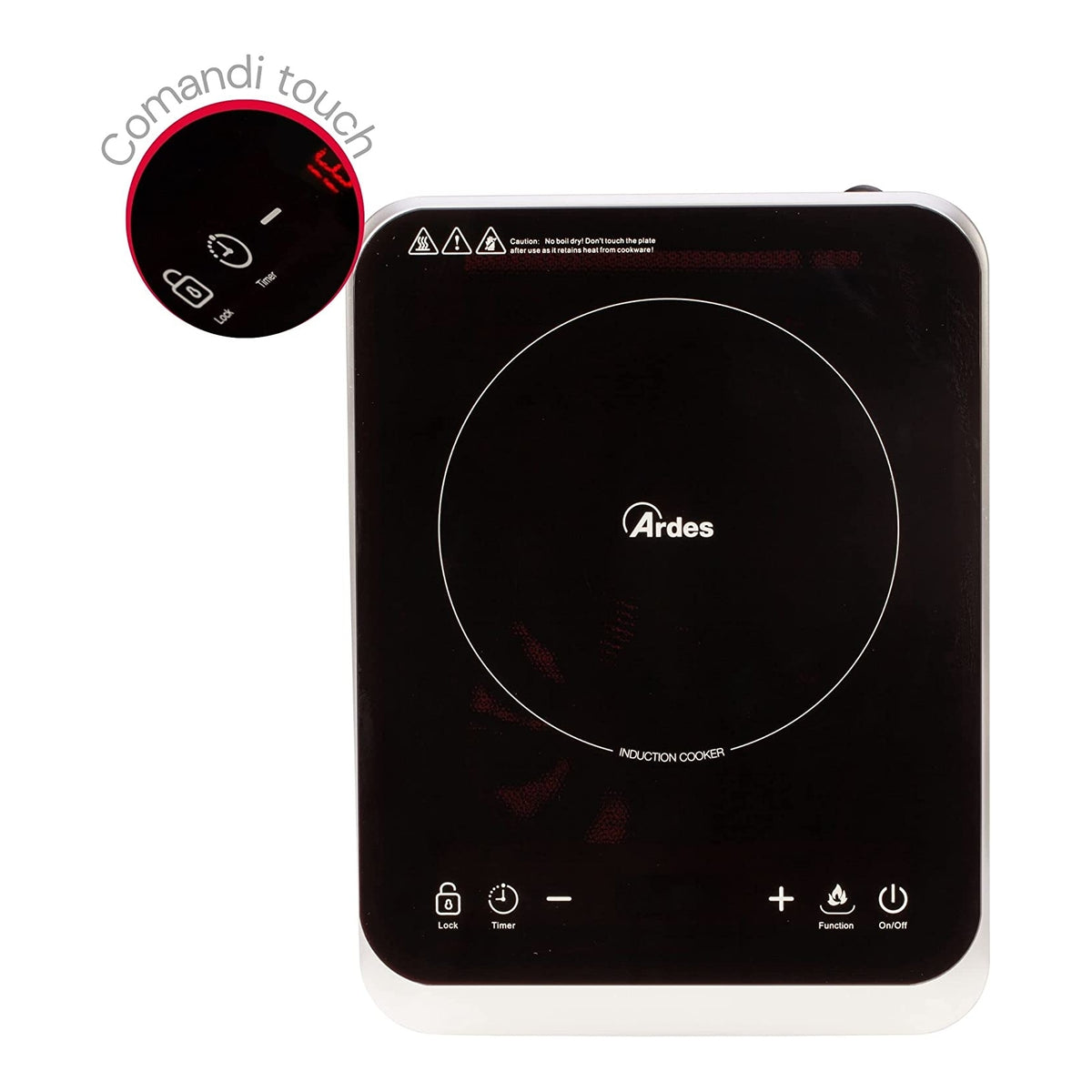ARDES AR1F601 FORNELLO INDUZIONE 30CM 2000W COLORE NERO