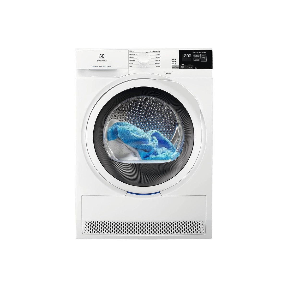 ELECTROLUX EW7HA482 ASCIUGATRICE A POMPA DI CALORE 8 KG PERFECT CARE 700 INVERTER CLASSE E (EX A++)