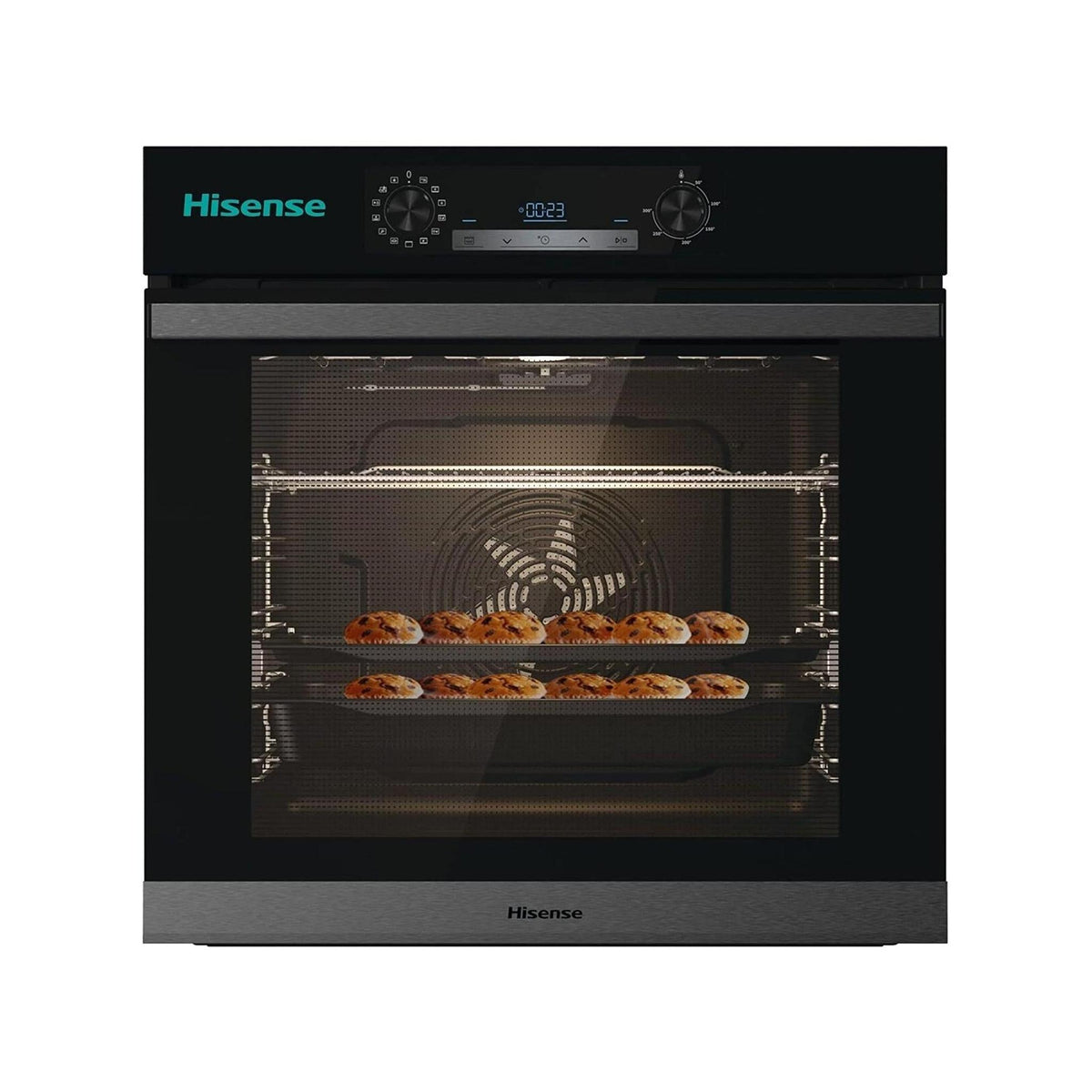 HISENSE BSA65226AB FORNO DA INCASSO ELETTRICO VENTILATO MULTIFUNZIONE 77LT STEAM CLEAN CLASSE A NERO