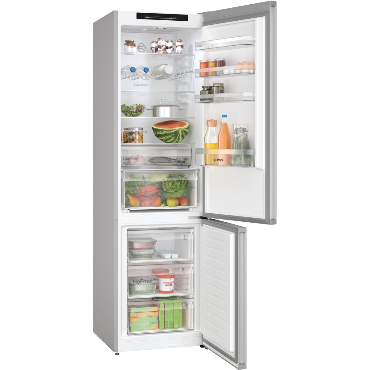 BOSCH KGN392LCF FRIGORIFERO COMBINATO 363LT NO FROST CLASSE C INOX